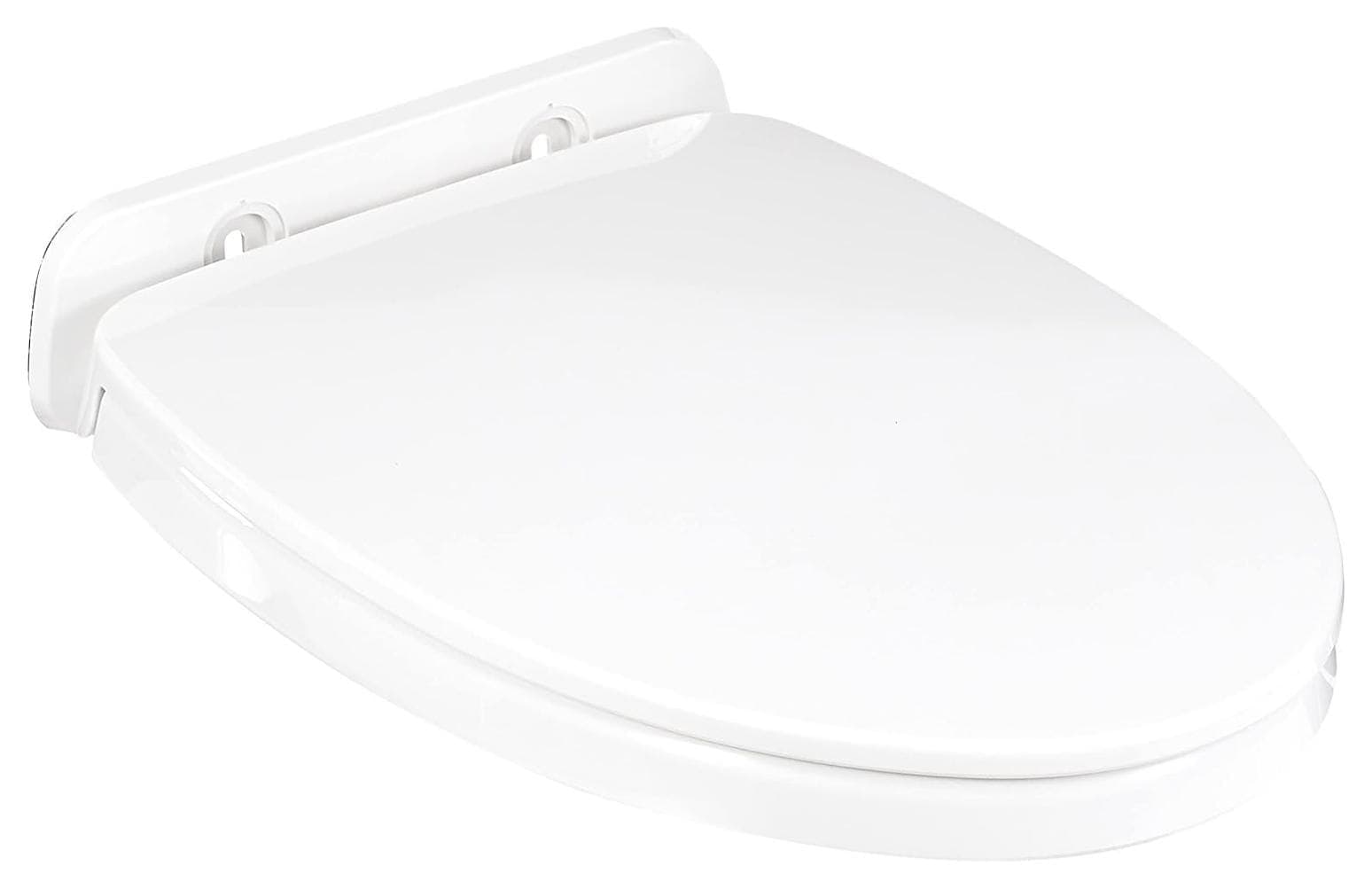 TOTO® SoftClose® Non Slamming, Slow Close Elongated Closed Front Toilet Seat and Lid, Cotton White