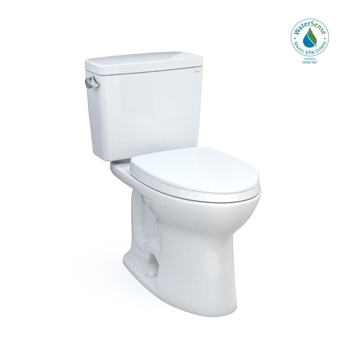 TOTO Drake Two-Piece 1.28 GPF Tornado Flush Toilet with CEFIONTECT & SoftClose Seat, WASHLET+ Ready
