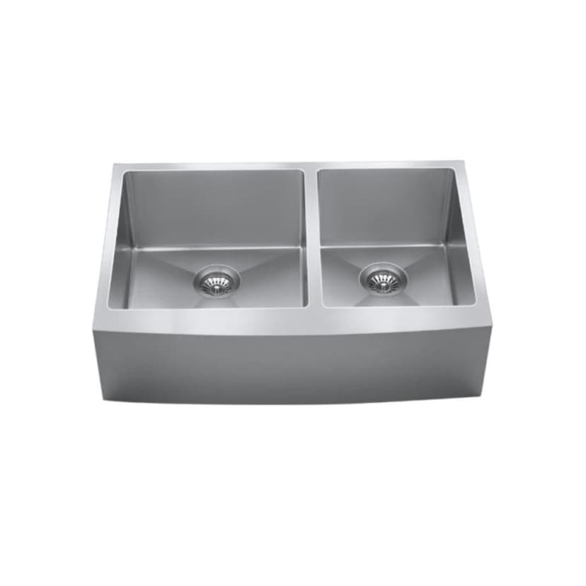 CraftX Type 304 Stainless Steel Front Double Bowl Sink