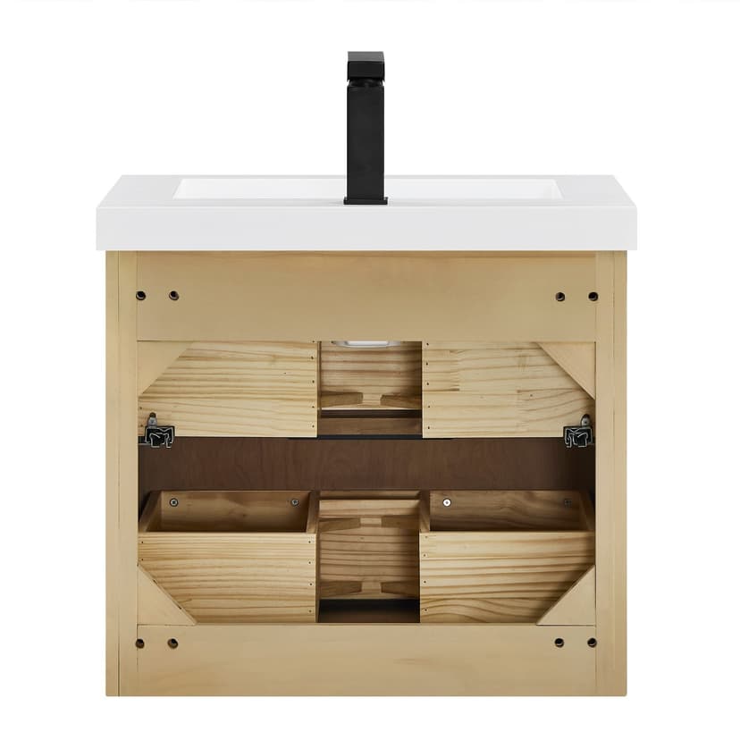 Altair Livia Wall Mounted Single Vanity with Sink