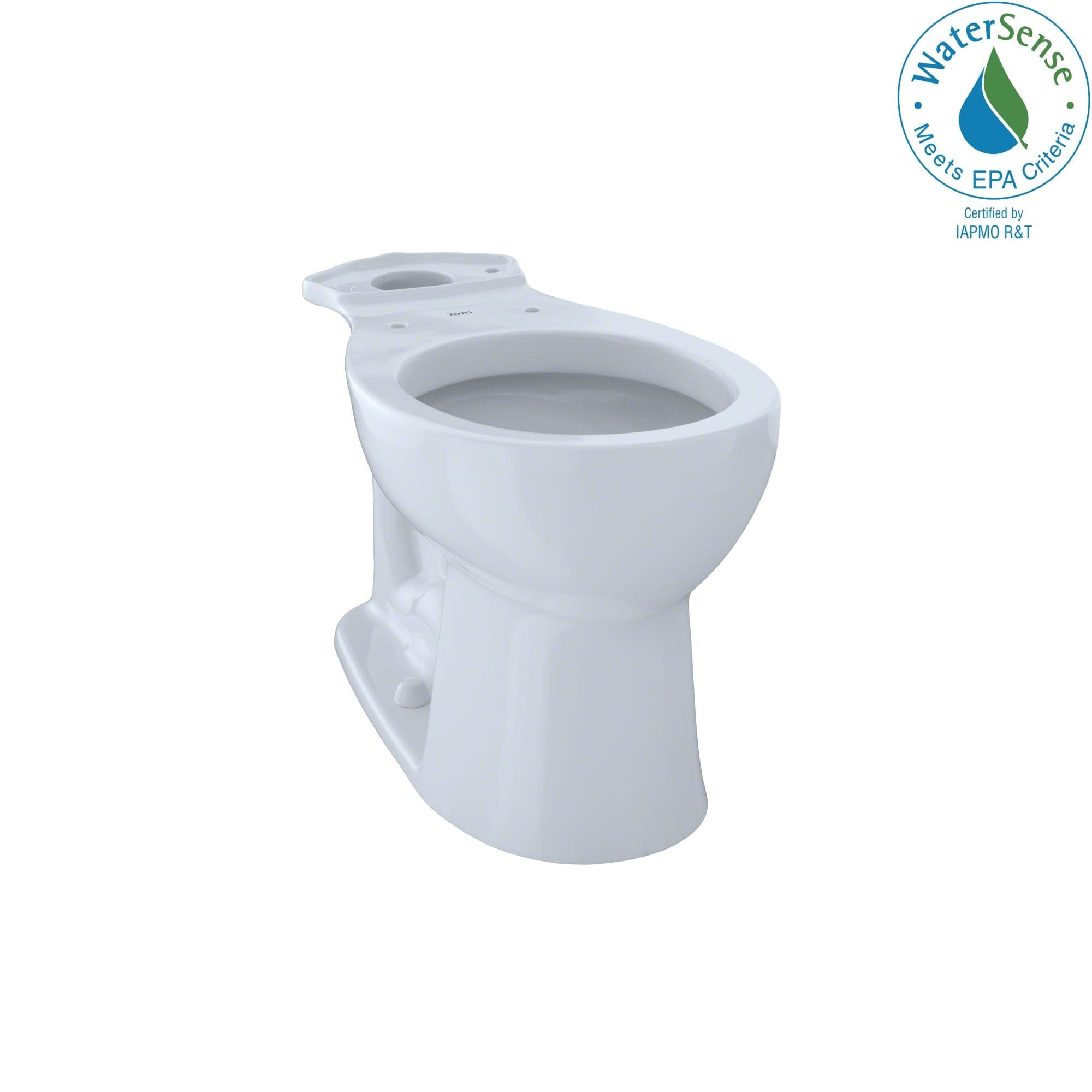 Toto Entrada 1.28-GPF Universal Height Round Cotton Toilet Bowl, Bowl Only