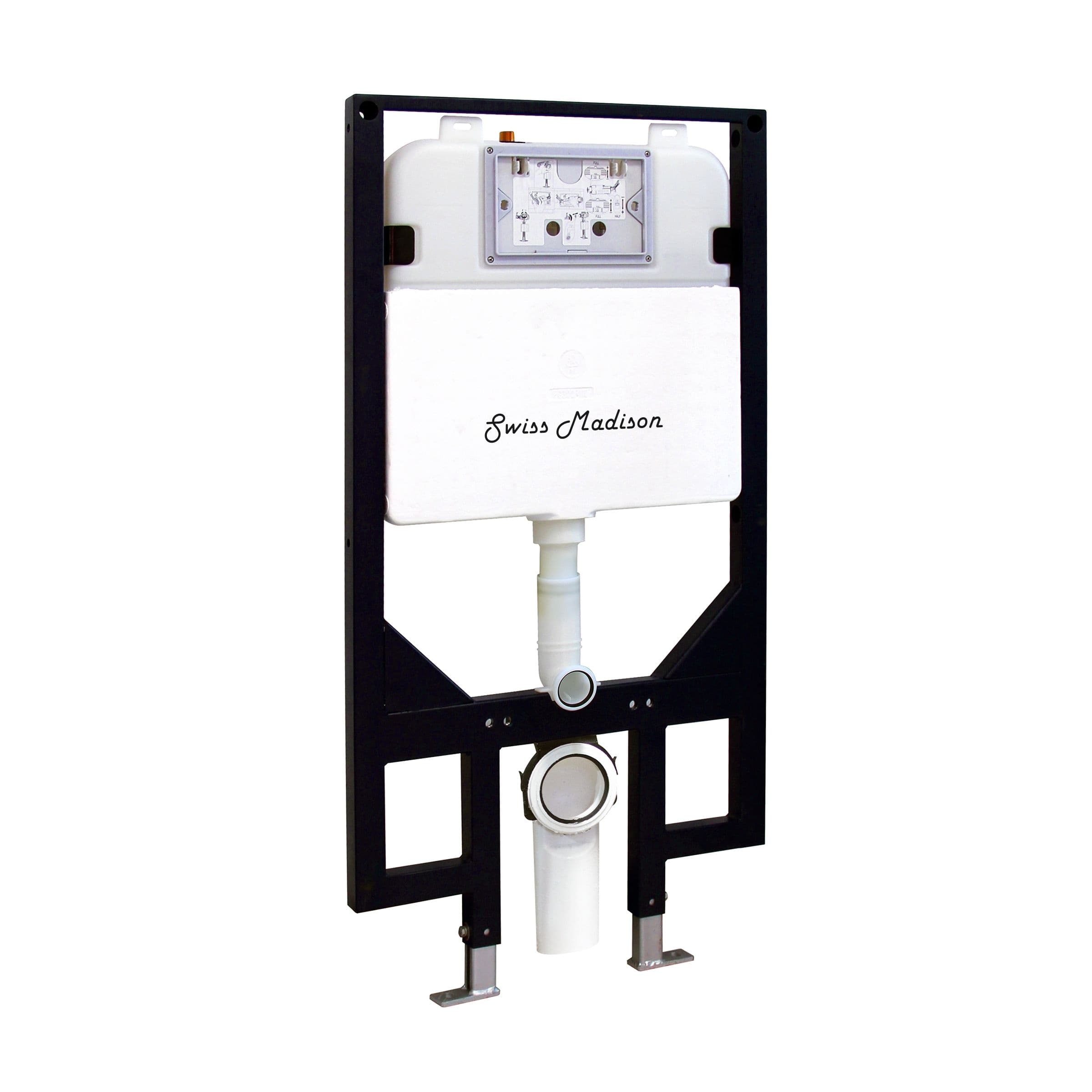 Swiss Madison Fantome M Concealed In-Wall Toilet Tank, 2-ft x 4-ft