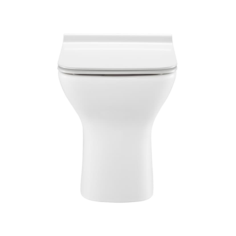 Swiss Madison Carre Back-To-Wall Square Toilet Bowl