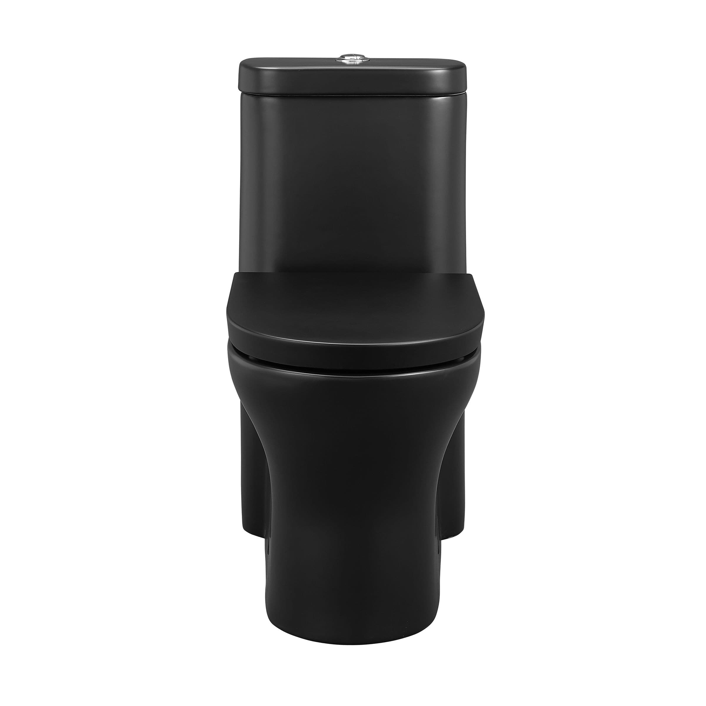 Swiss Madison Monaco Elongated Toilet Dual Flush, Matte Black