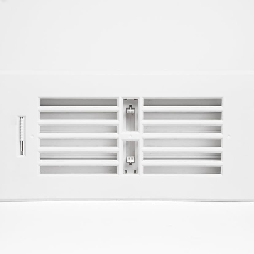 FitVents Friction Fit 4x10 Vent Cover, White, 3-pk