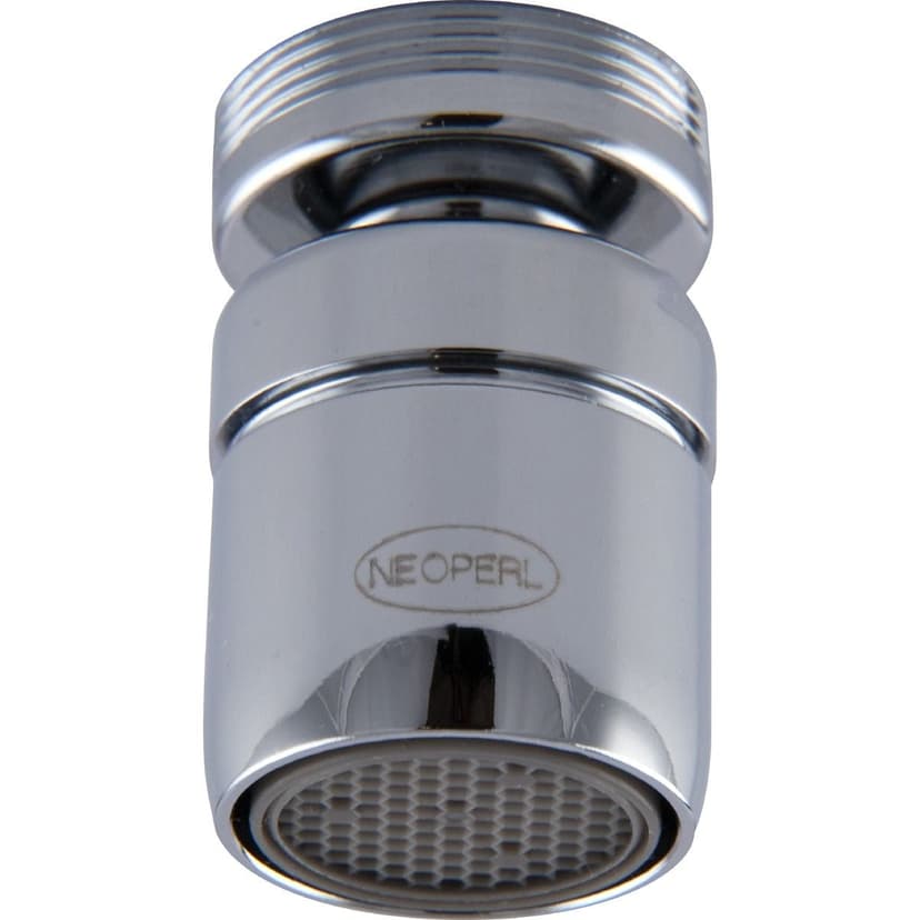 PlumbShop Swivel Aerator with Dual Threads, Chrome