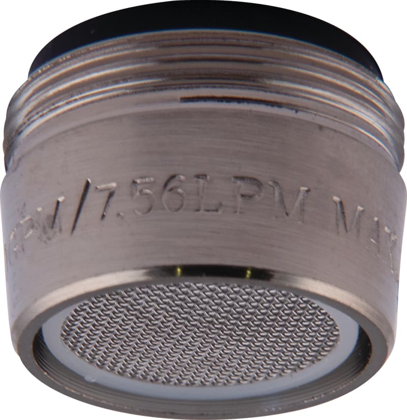 PlumbShop Dual Threaded Faucet Aerator, Brushed Nickel