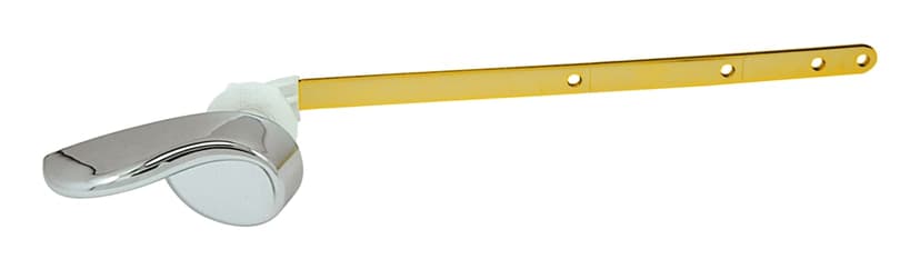 PlumbShop Universal Brass Adjustable Toilet Tank Lever, Chrome