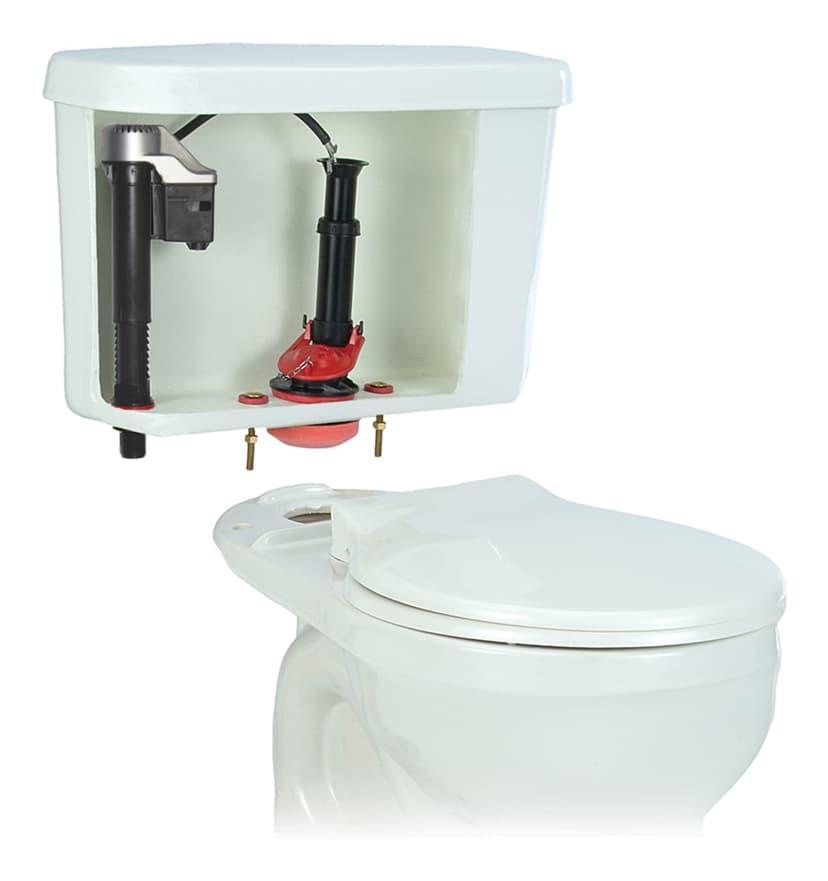 Korky QuietFILL Platinum Complete Toilet Repair Kit, 2-in