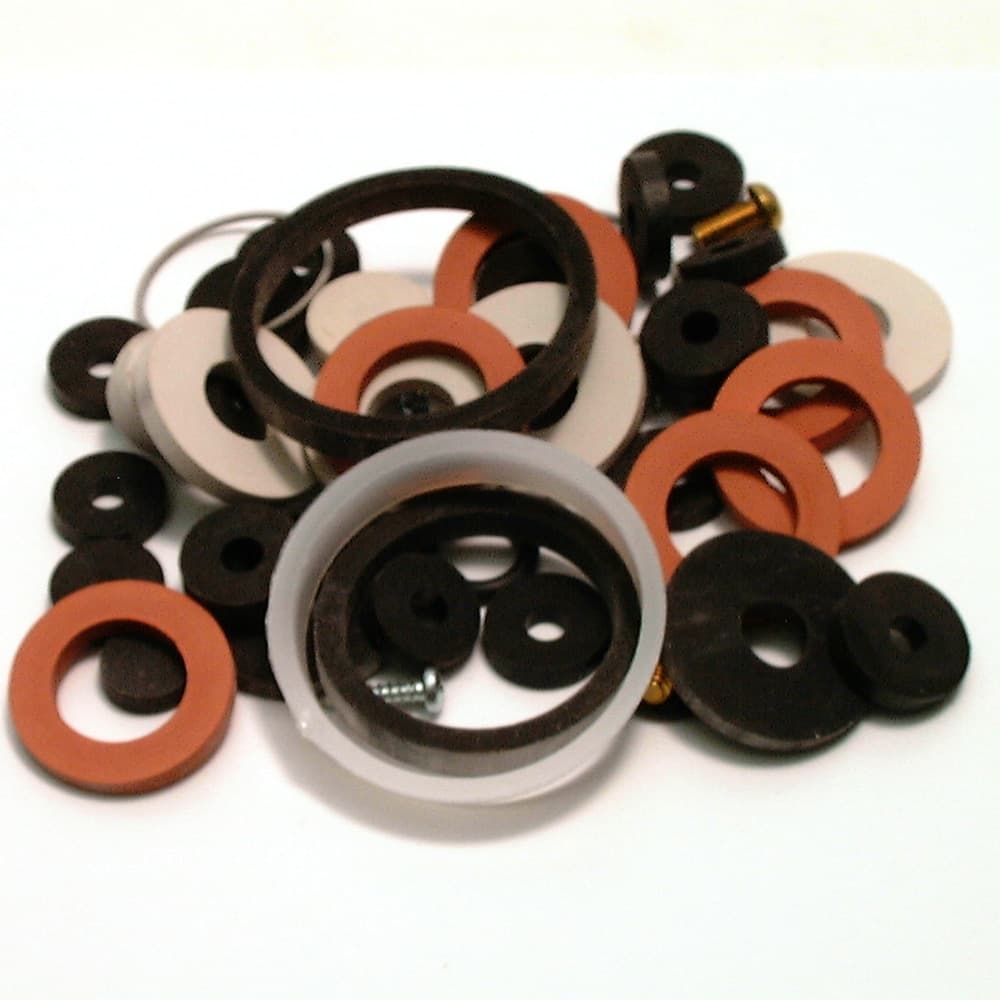 PlumbShop Faucet Repair Kit for Household Plumbing, Assorted, 50-pc