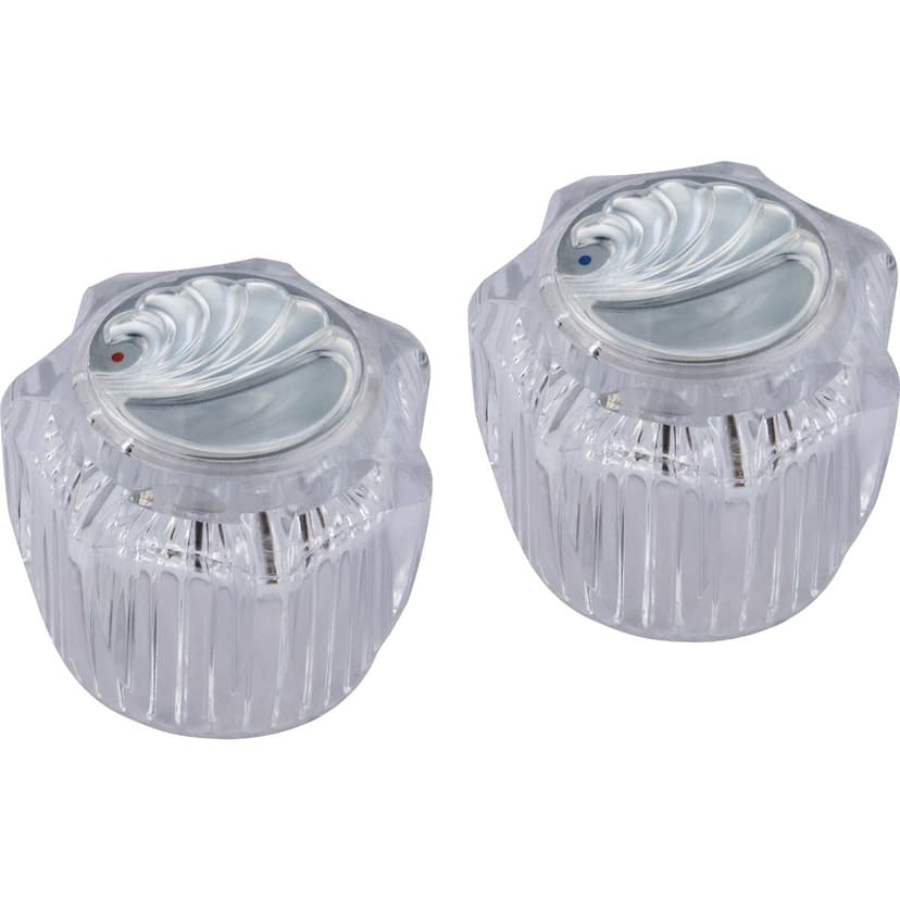 PlumbShop Delta Handle Kit with Microban, Acrylic, 2-pk