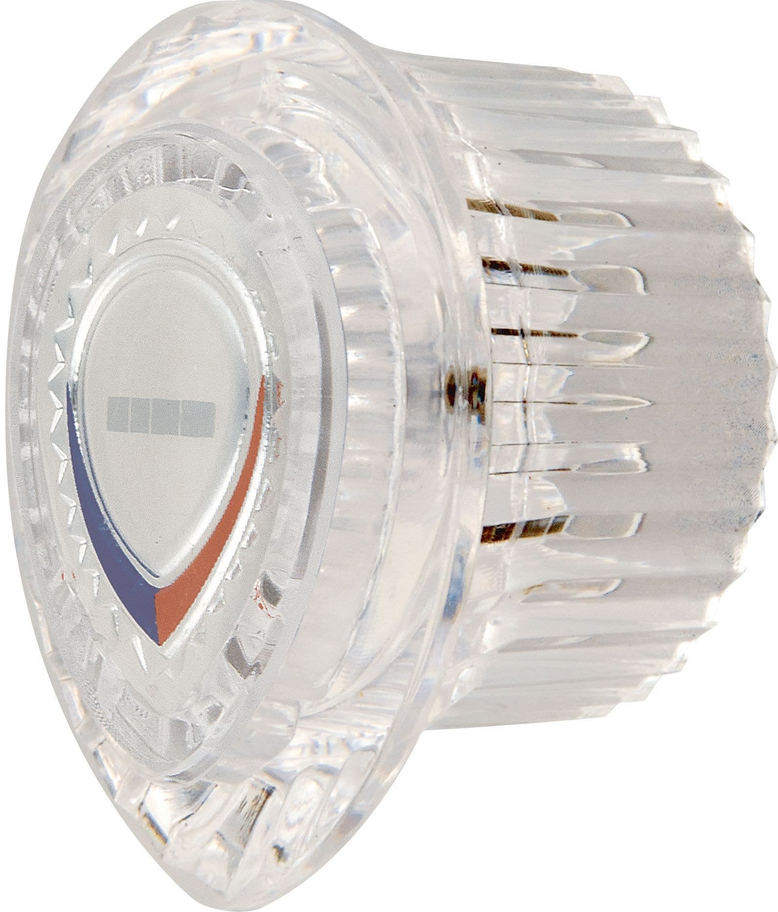 PlumbShop Moen Hot & Cold Tub Replacement Shower Handle, Clear, 1-pk