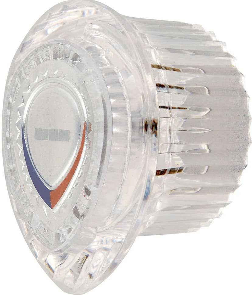 PlumbShop Moen Hot & Cold Tub Replacement Shower Handle, Clear, 1-pk