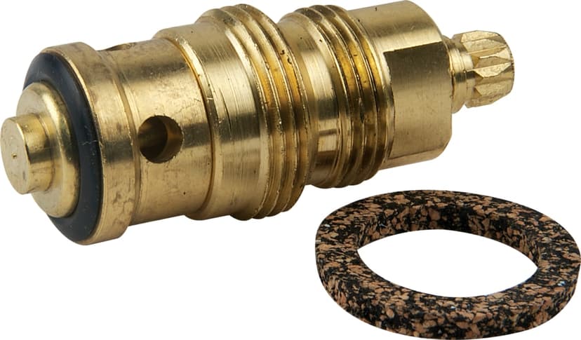 PlumbShop Crane Hot Water Faucet Cartridge, 2-Handle, 1-pk