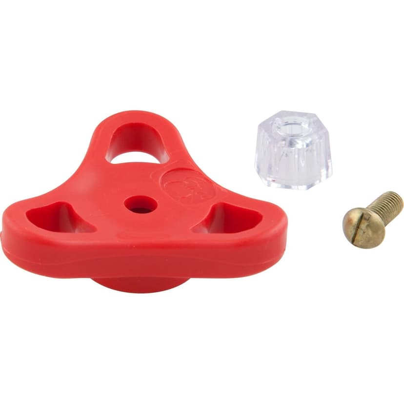 PlumbShop EMCO Plastic Laundry Handle Kit, Red