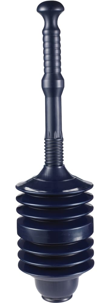 PlumbShop Plastic Corrugated Toilet Plunger, Large