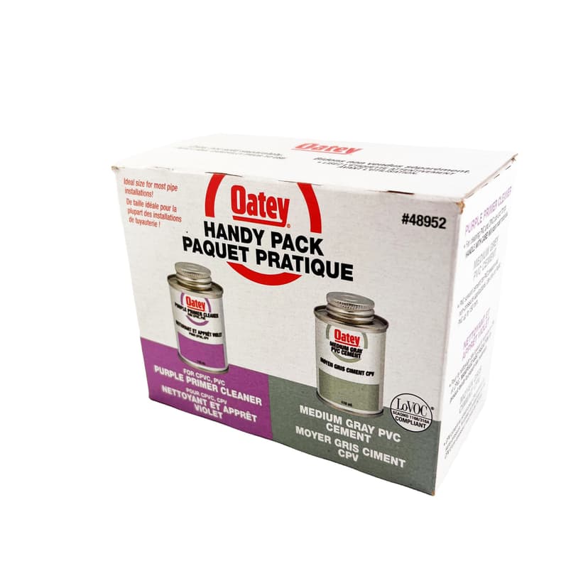 Oatey Purple Primer/PVC Handy Pack, 118-mL