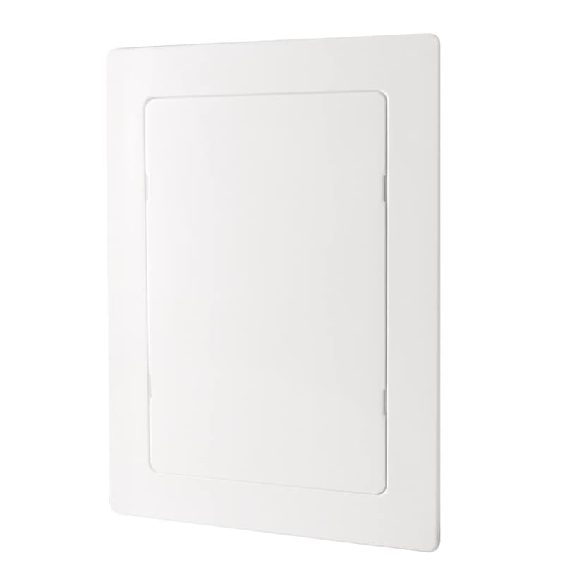 Plastic Access Panel with Frame, White, 6-in x 9-in