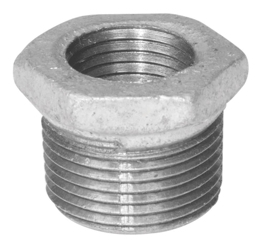 Aqua-Dynamic Galvanized Iron Fitting Hex Bushing, 2 x 1-1/2-in