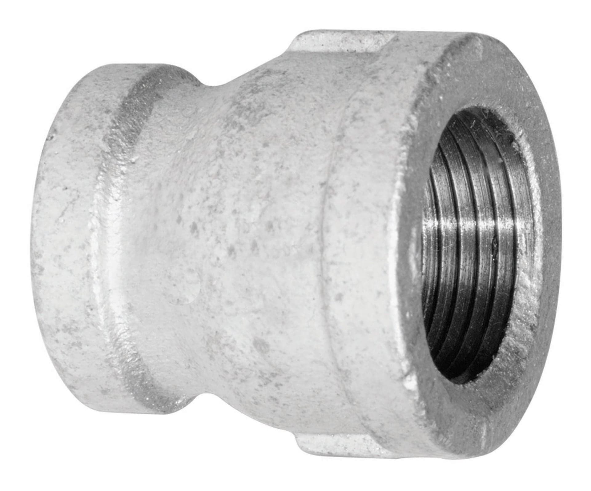 Aqua-Dynamic Galvanized Iron Fitting Coupling, Female Pipe Thread, 1-1/2 x 1-1/4-in
