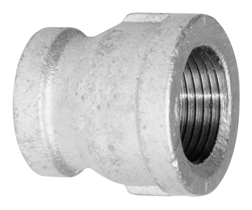 Aqua-Dynamic Galvanized Iron Fitting Coupling, Female Pipe Thread, 1-1/2 x 1-1/4-in