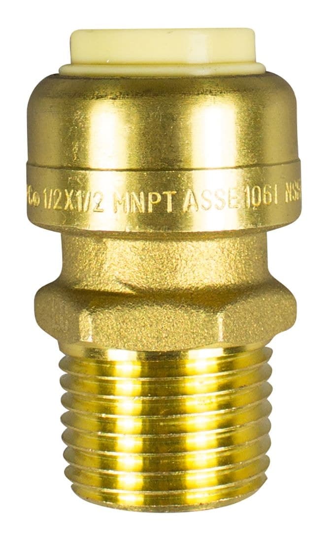 Waterline Universal Fit Push N' Connect Male Adapter, Assorted Sizes