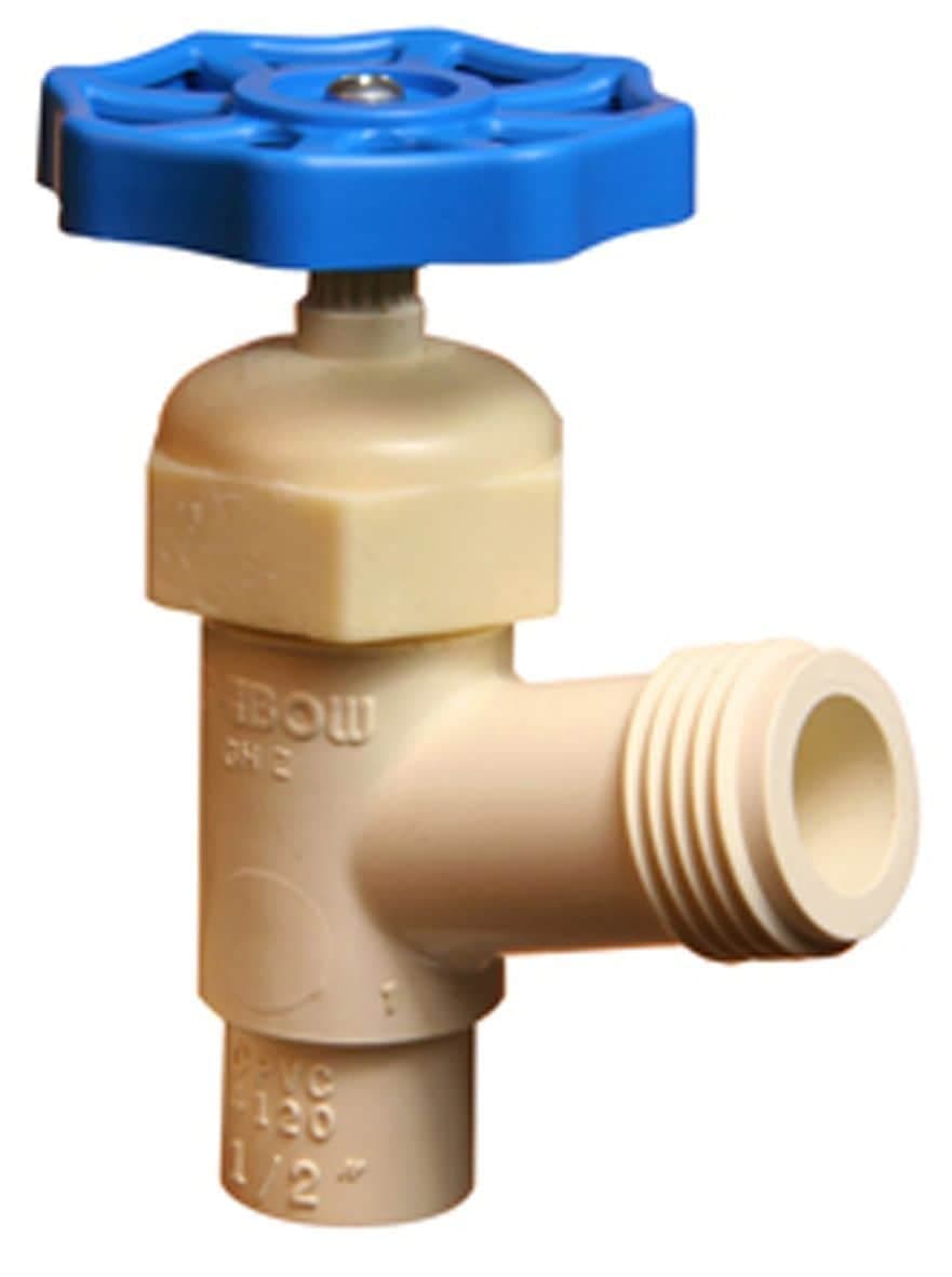 Bow CPVC Durable Broiler Drain Adapter for Plumbing, Beige, 1/2-in