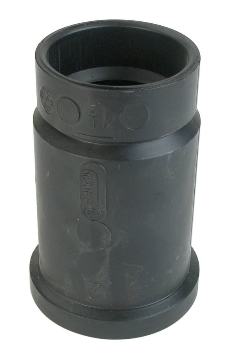 Bow ABS Cast Iron Spigot, Black, 4 x 3-in