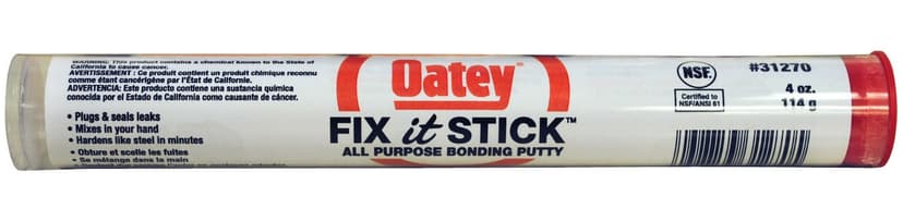 Oatey Fix-It Stick All Purpose Bonding Putty, 4-oz