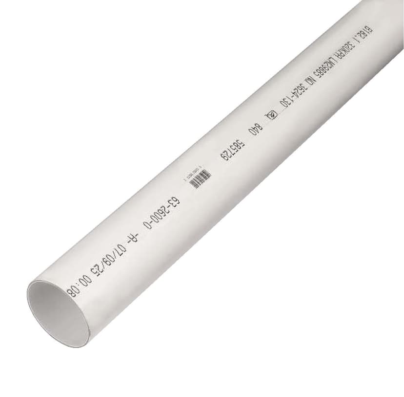 Ipex PVC Sewer Pipe for Sewer and Drainage Fitting, White, Assorted Sizes