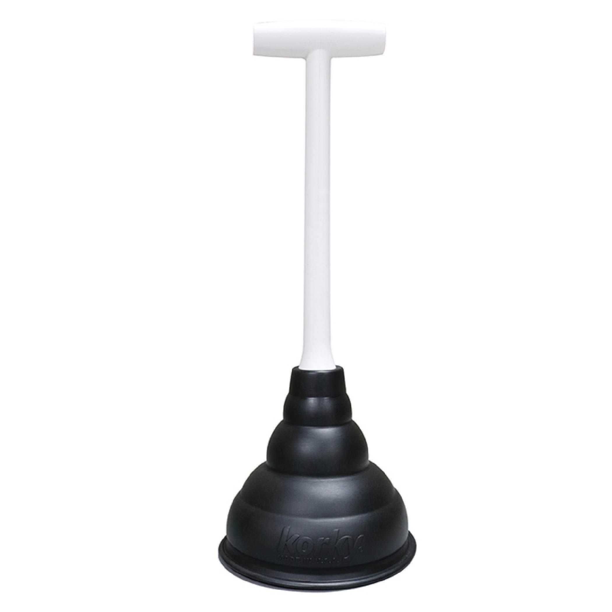 Korky Beehive Mini Sink Plunger with Comfort Grip, 14-in, White