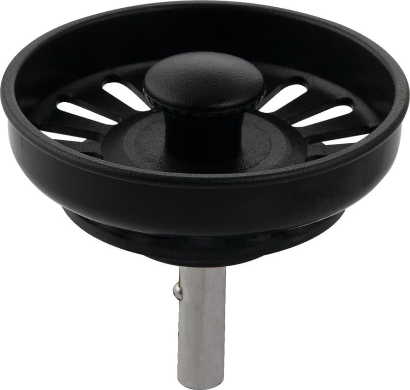 PlumbShop Basket Strainer Post & Bearing, Matte Black