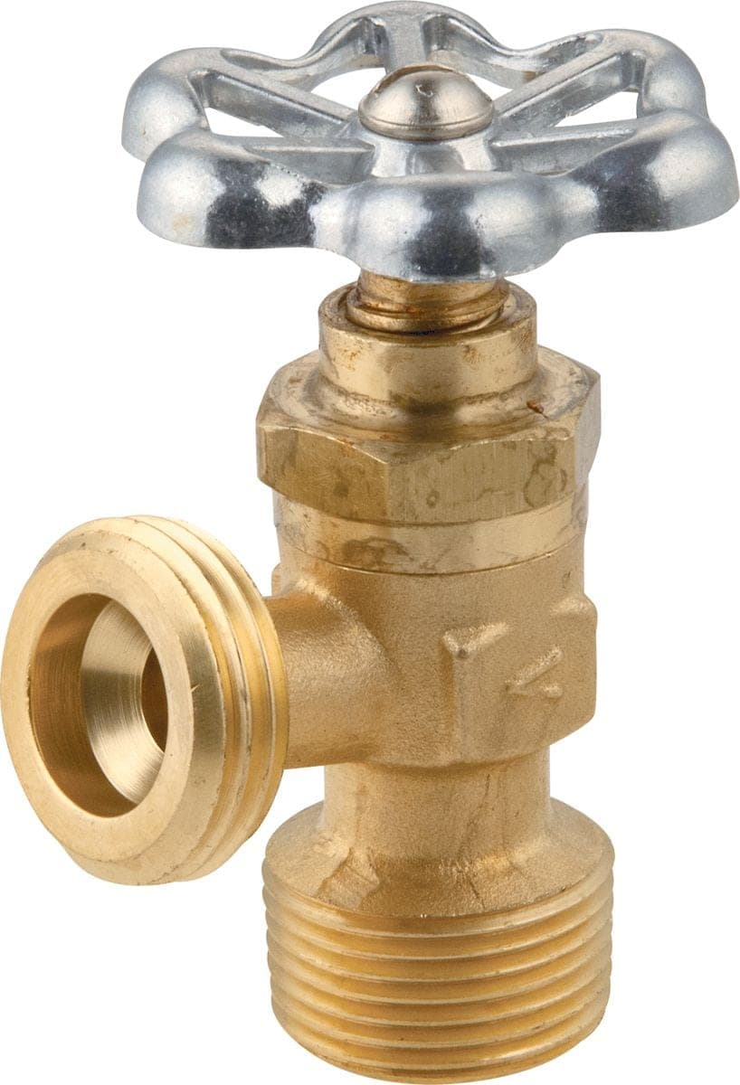 PlumbShop Sediment Outdoor Faucet Valve, Multi-Turn Operation, 3/4-in