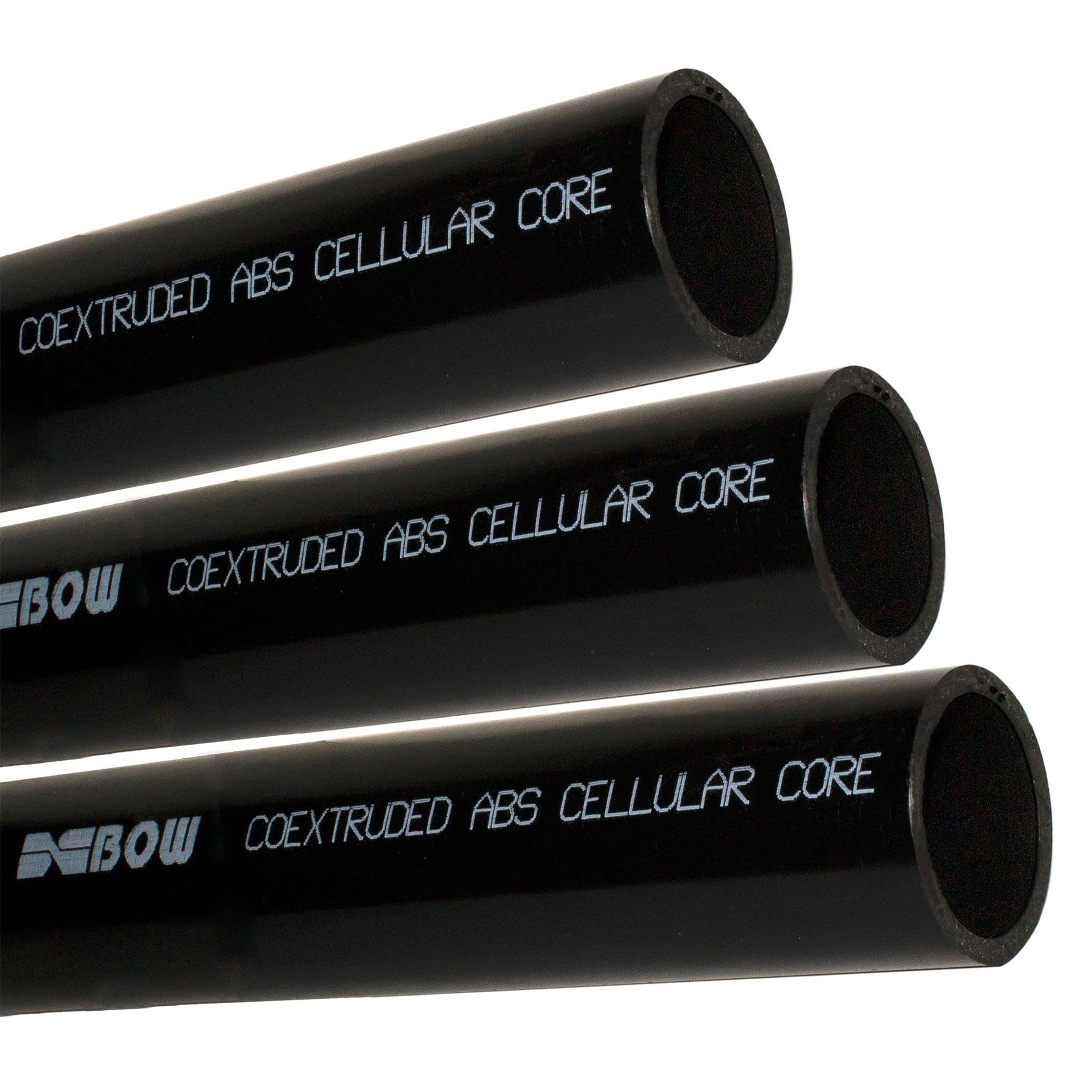 Bow ABS Cell Core Foam Pipe with Corrosion Resistance, 2-in x 6-ft