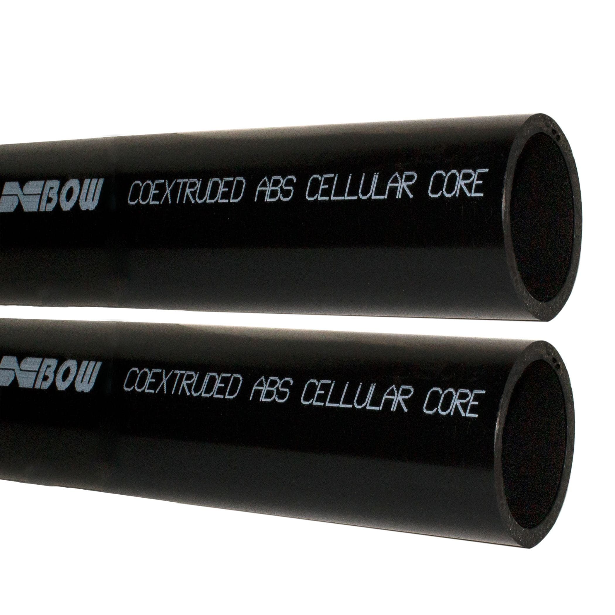 Bow ABS Cell Core Foam Pipe with Corrosion Resistance, 4-in x 6-ft