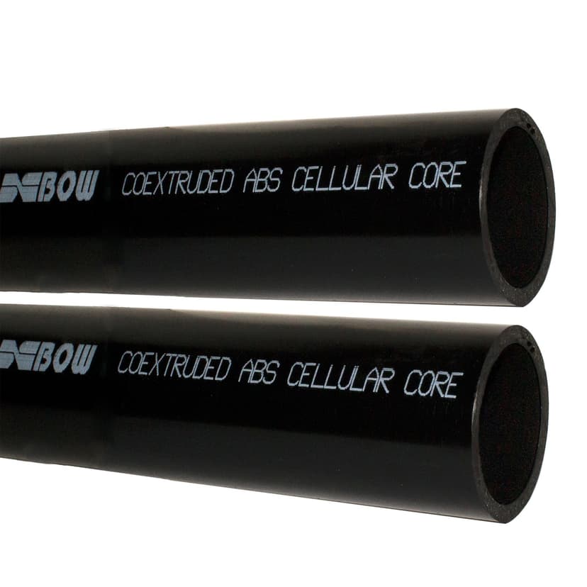 Bow ABS Cell Core Foam Pipe with Corrosion Resistance, 4-in x 6-ft