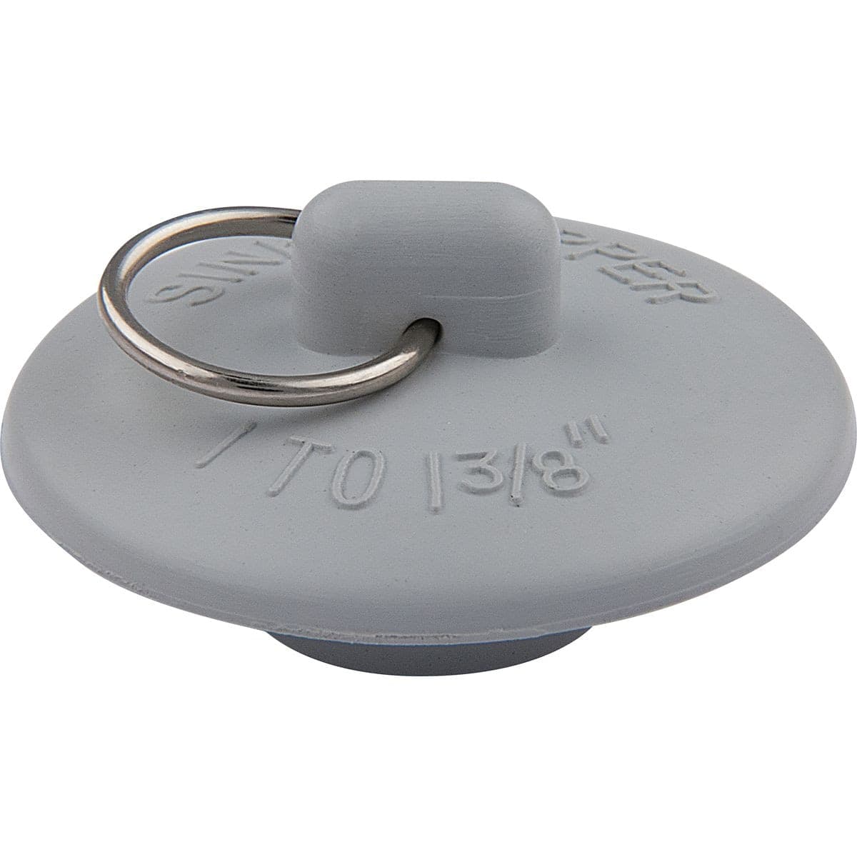 PlumbShop Long Life Rubber Sink/Basin/Drain Stopper, 1 to 1-3/8-in