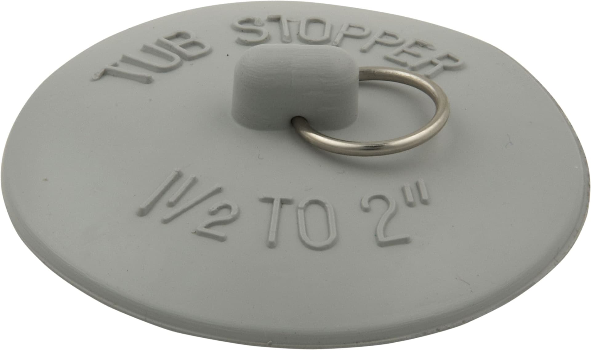PlumbShop Long Life Rubber Bathtub Stopper, 1-1/2 to 2-in