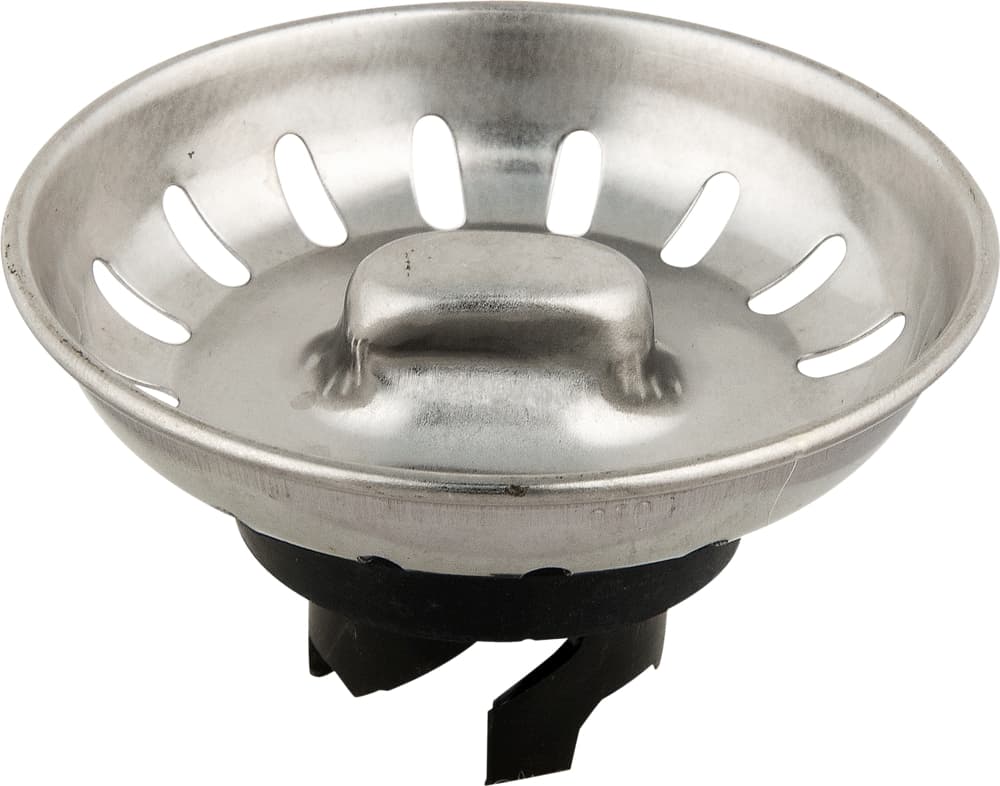 PlumbShop Stainless Steel Twist & Lock Kitchen Basket Strainer