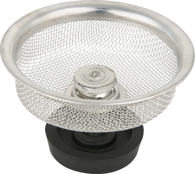 PlumbShop Universal Fit Mesh Sink Strainer, Chrome Finish