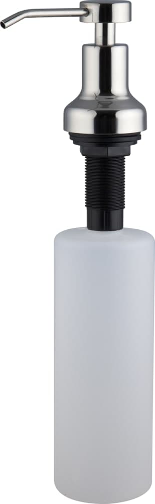 PlumbShop Easy-Fill Soap Dispenser with Microban, Chrome Finish