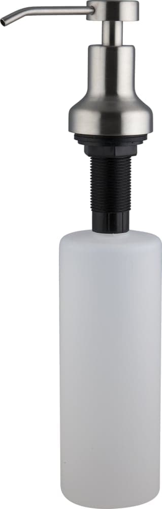 PlumbShop Easy-Fill Soap Dispenser with Microban, Brushed Nickel