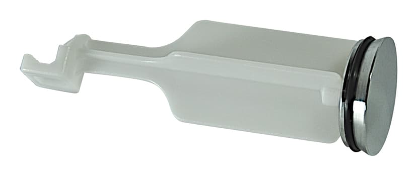 PlumbShop Plastic Pop-Up Drain Stopper, White