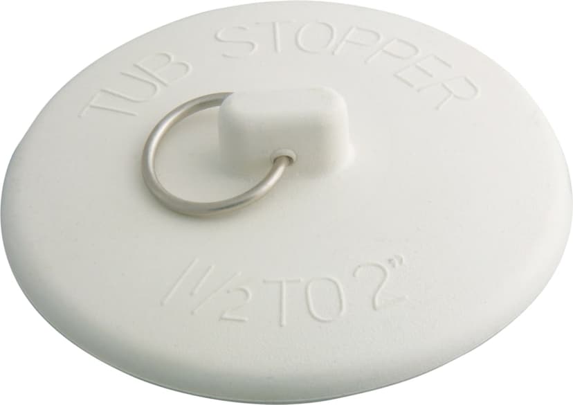 PlumbShop Rubber Bathtub Stopper, 1-1/2 to 2-in