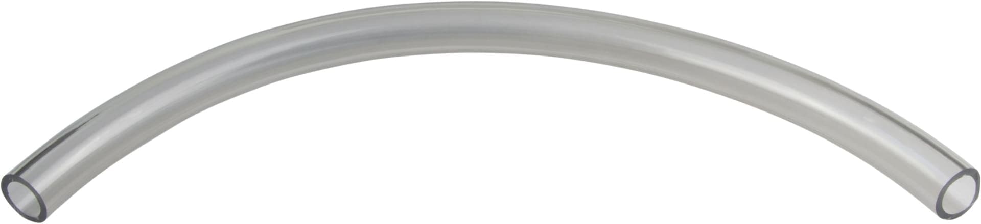 PlumbShop Precut Vinyl Tube, Clear, 3/4-in ID x 1-in OD