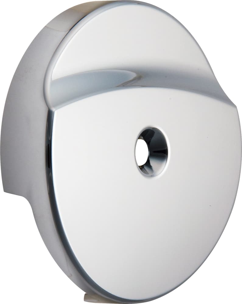 PlumbShop Bath Waste & Overflow Plate, Chrome