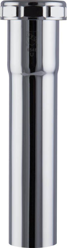 PlumbShop Chrome Finish Extension Tube, 1-1/4 OD x 6-in