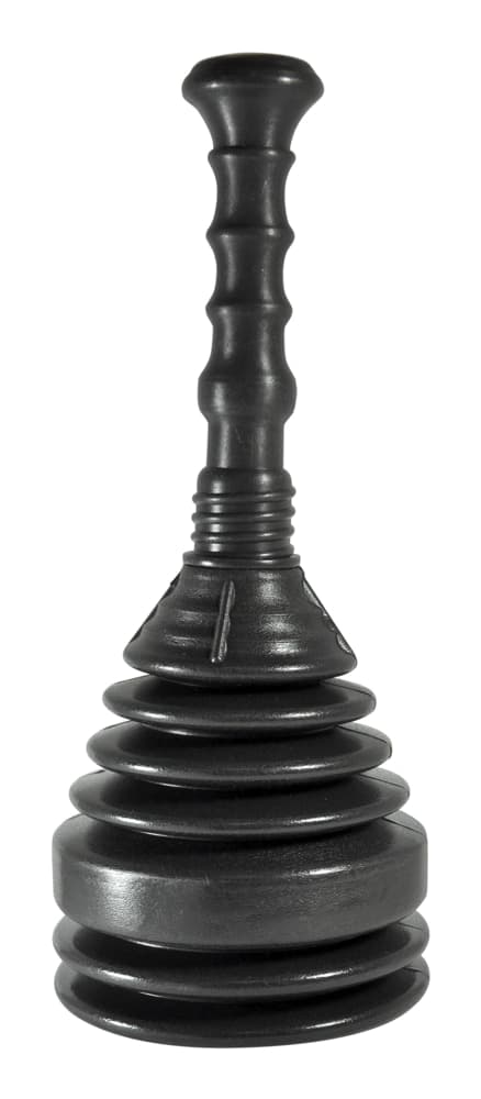 PlumbShop Mini-Bellows Sink Plunger, Black