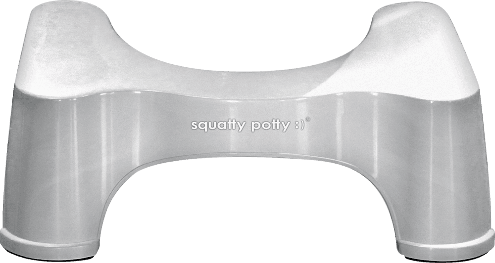 Squatty Potty® The Original Bathroom Toilet Stool, Fits Standard Toilets, 7" Height, White