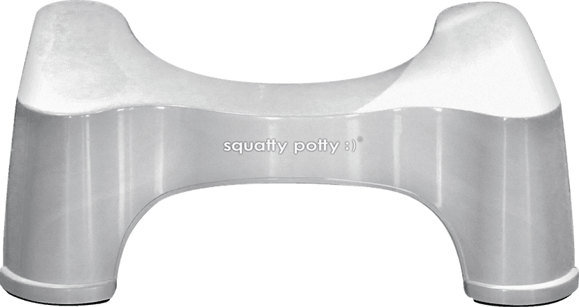Squatty Potty® The Original Bathroom Toilet Stool, Fits Standard Toilets, 7" Height, White